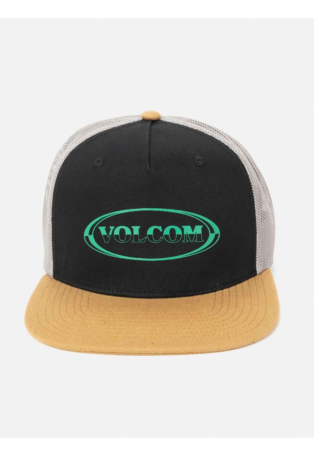Jockey Mesh Ovalton cheese rucker Hombre Negro Volcom-0