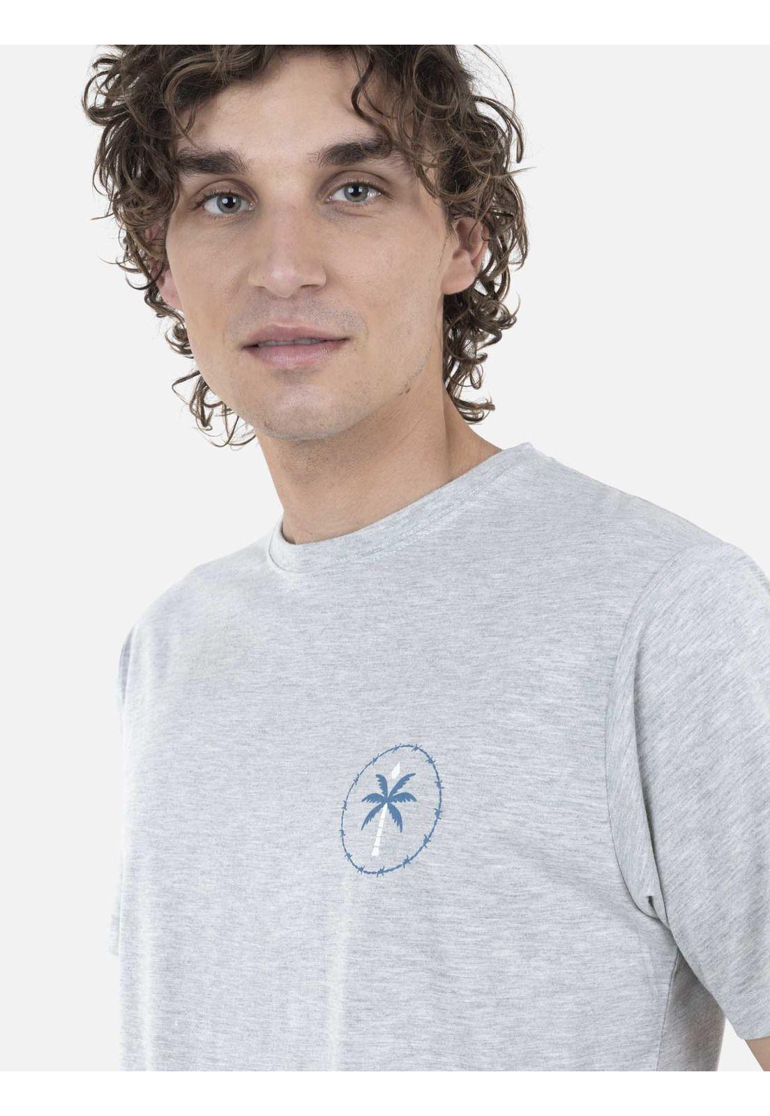 Polera M/C Básica Hombre 7P104-MV22 Gris Volcom-2