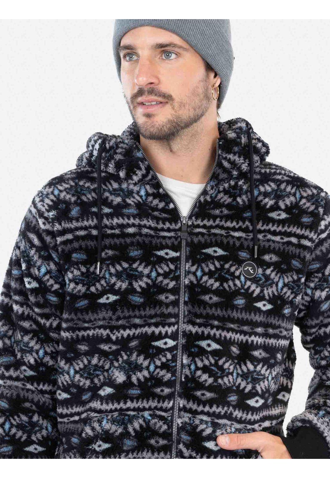 Poleron Drip Multicolor Hombre Rusty-2
