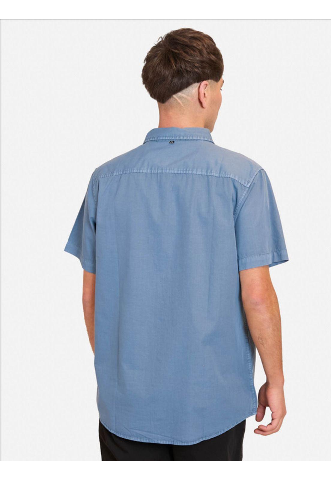 Camisa M/C R Die Ss Azul Hombre Rusty-1