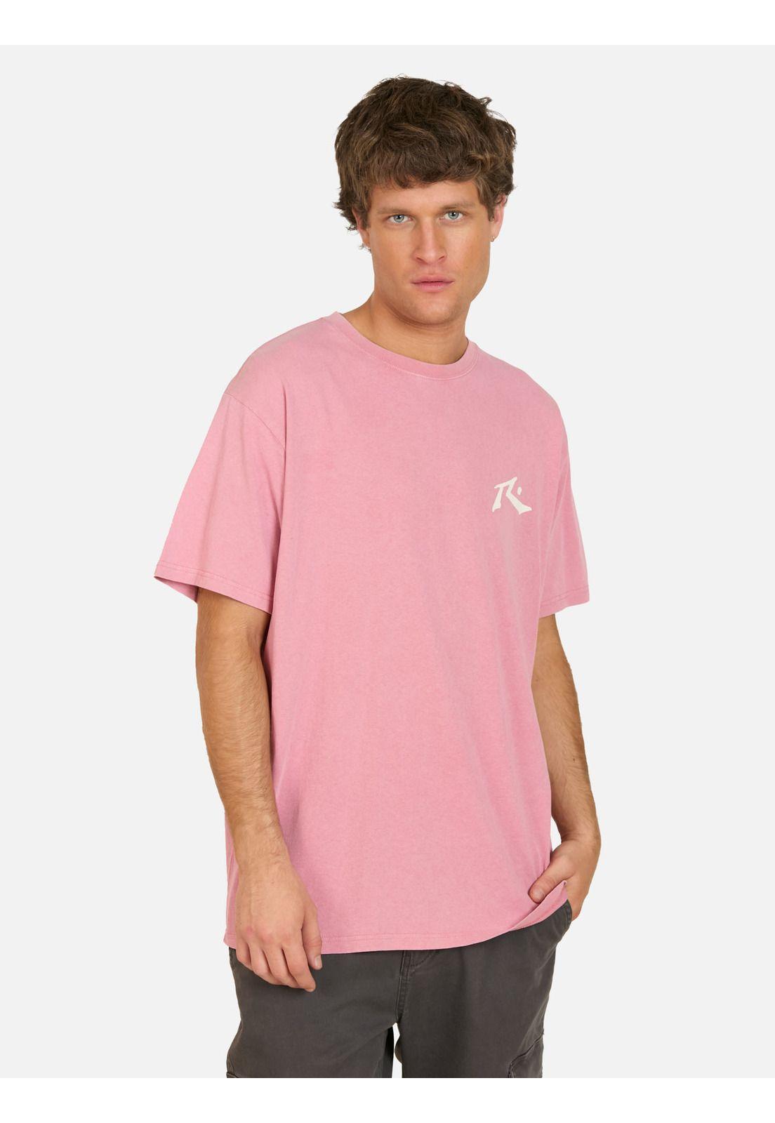 Polera MC Flash Rosado Hombre Rusty-0
