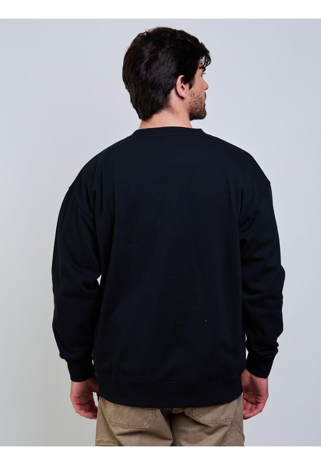 Poleron CR Fa Seth Crew Negro Hombre Volcom-2