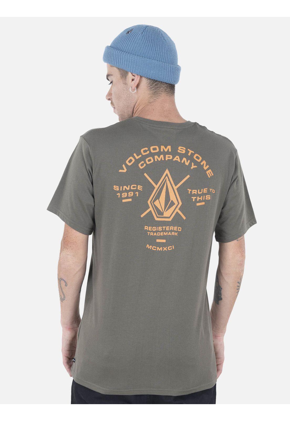 Polera Hombre BRIGHTEN S/S TEE Verde Volcom-1