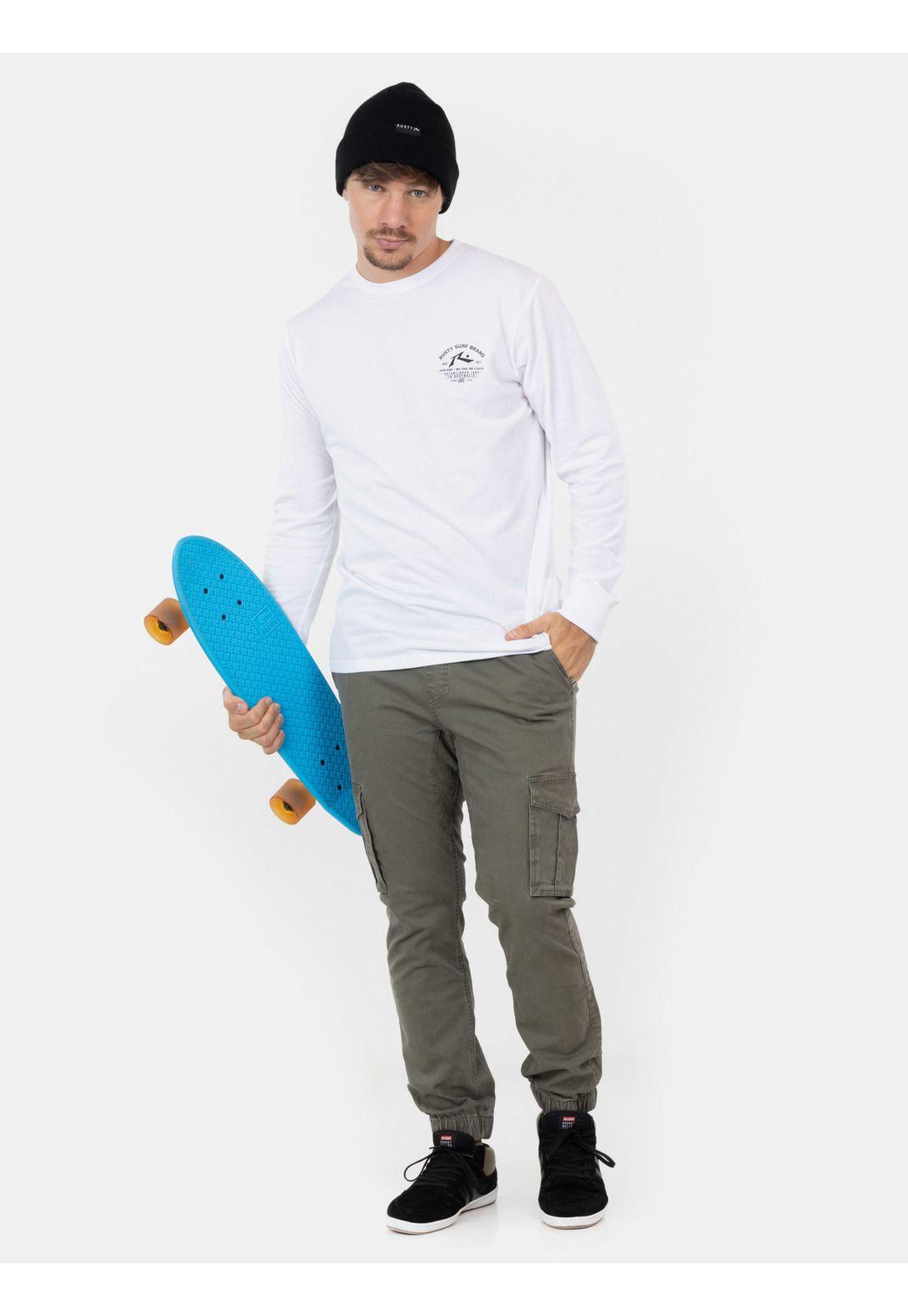 Polera Blot S/S Tee Blanco Hombre Rusty-2