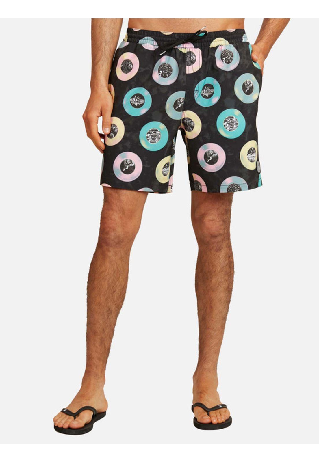 Traje De Baño Botanic Elastic Boardshort Multicolor Hombre volcom-0