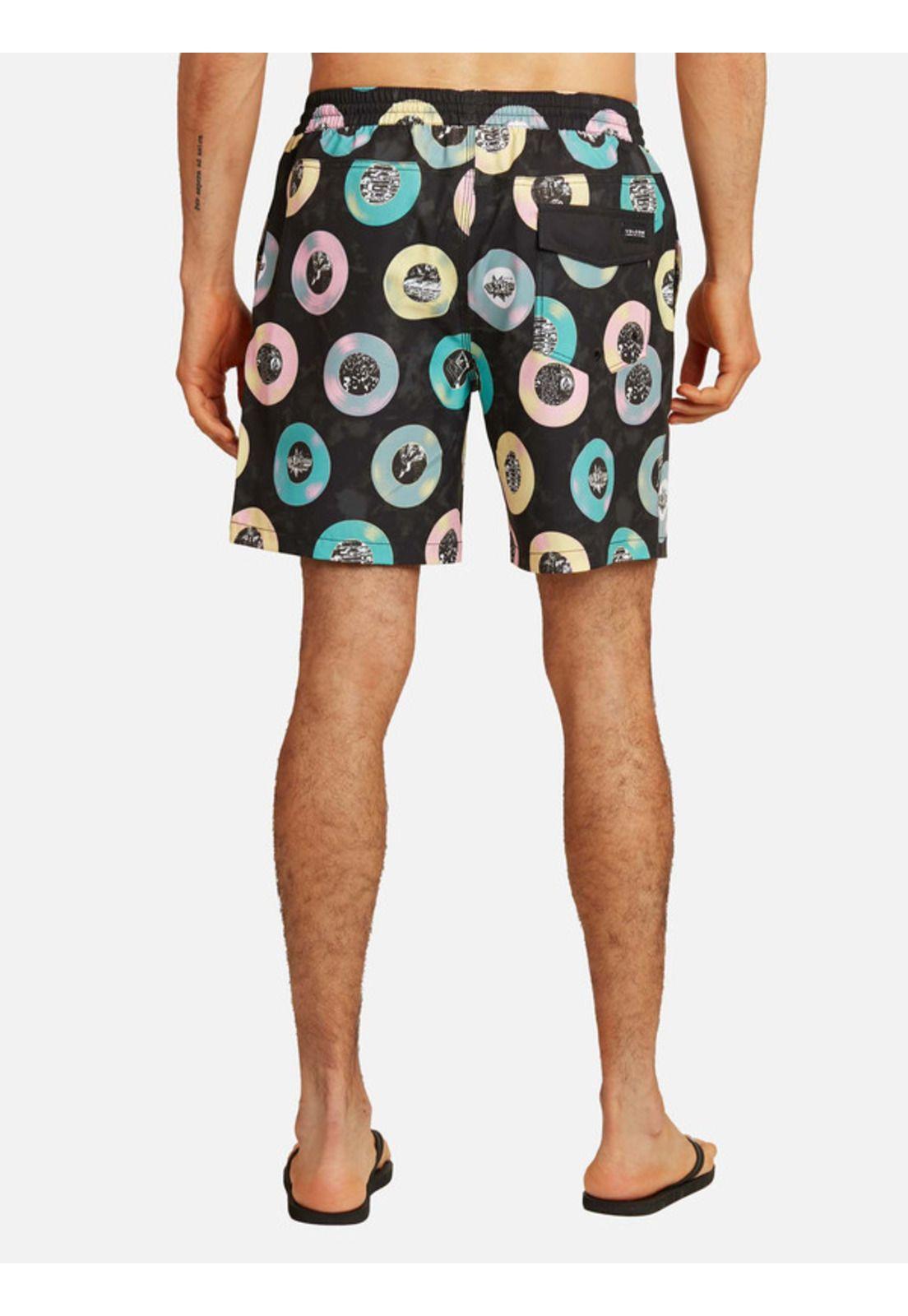 Traje De Baño Botanic Elastic Boardshort Multicolor Hombre volcom-1