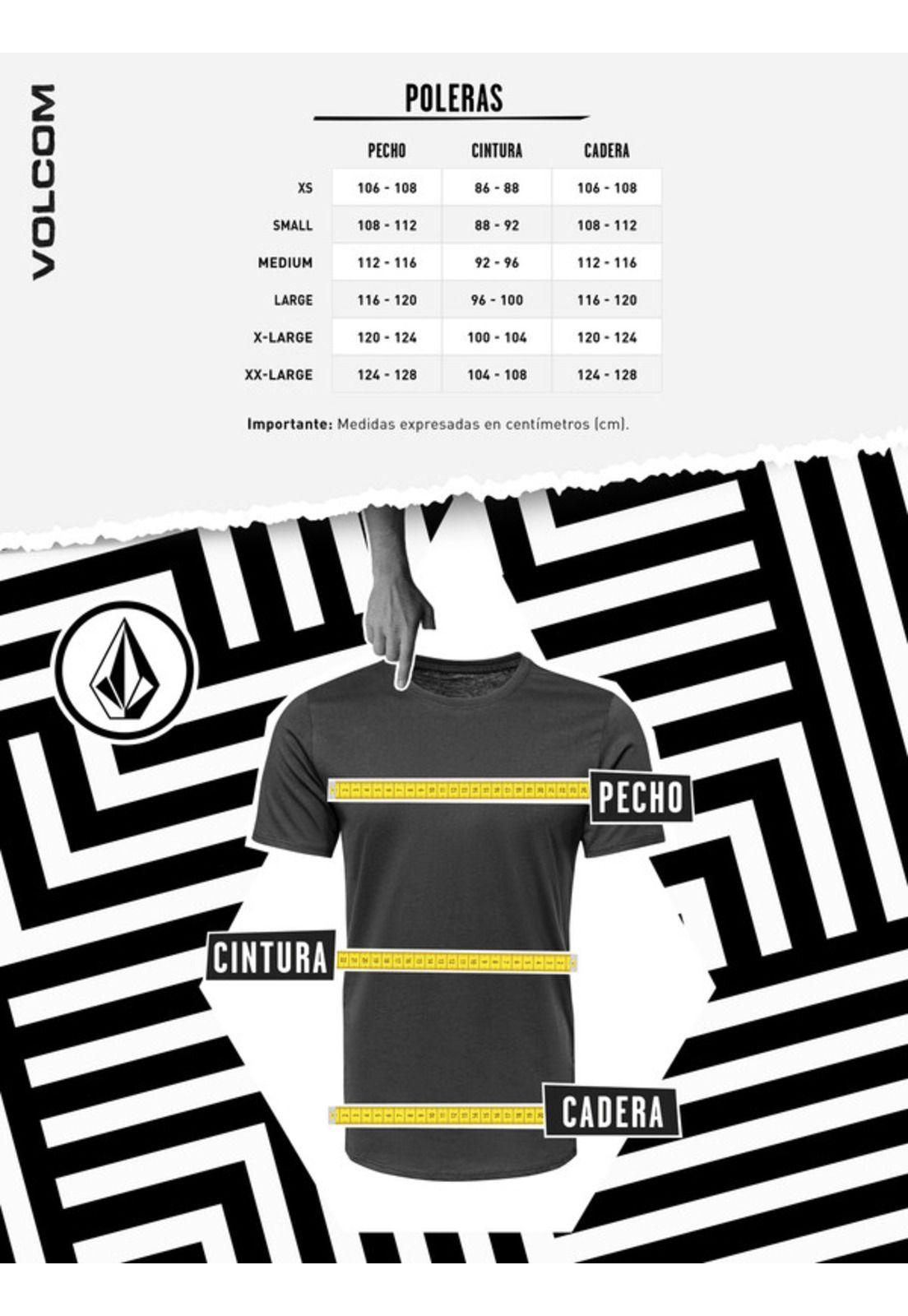 Polera Mangler Sst Azul marino Hombre Volcom-2