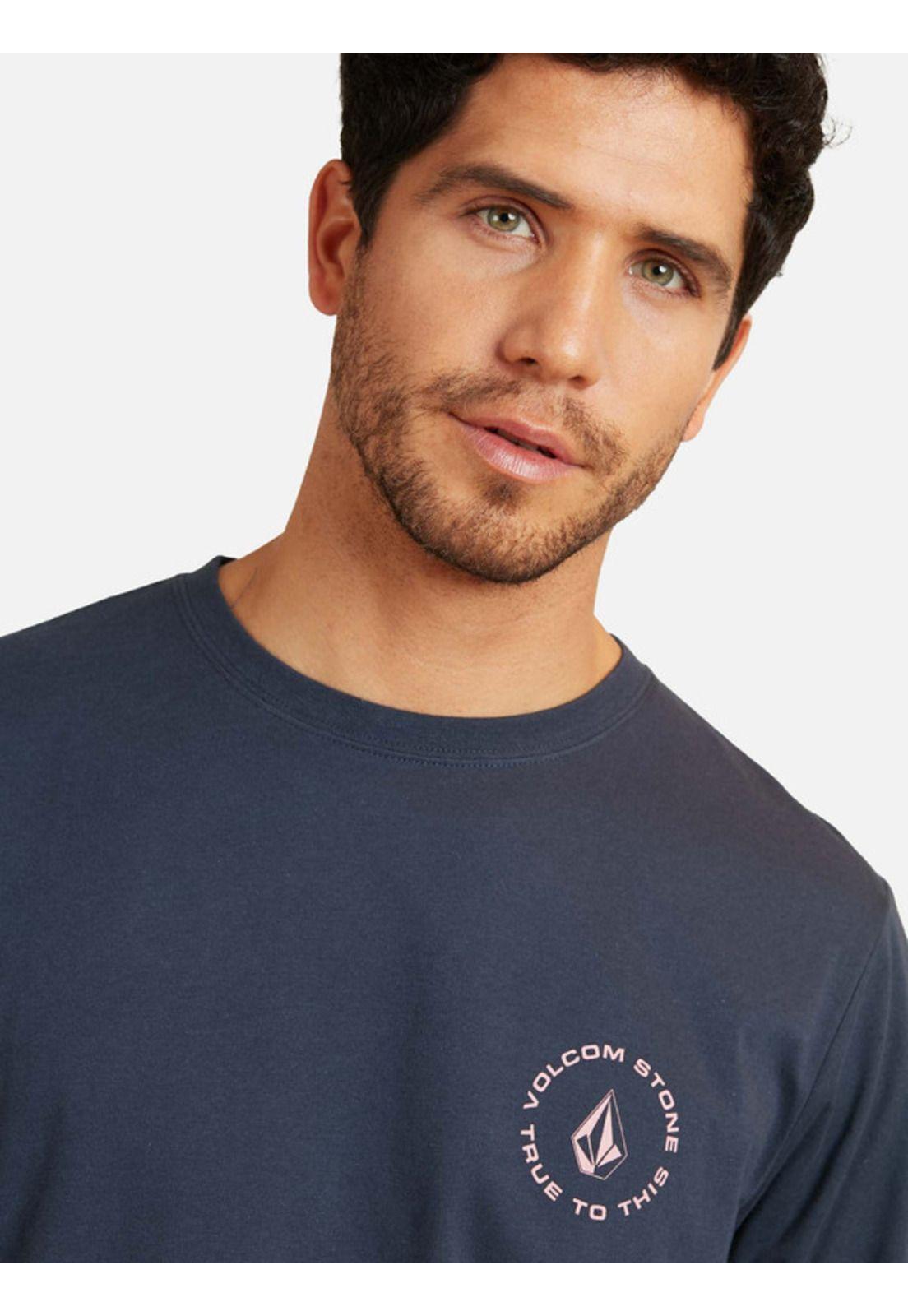 Polera Mangler Sst Azul marino Hombre Volcom-3