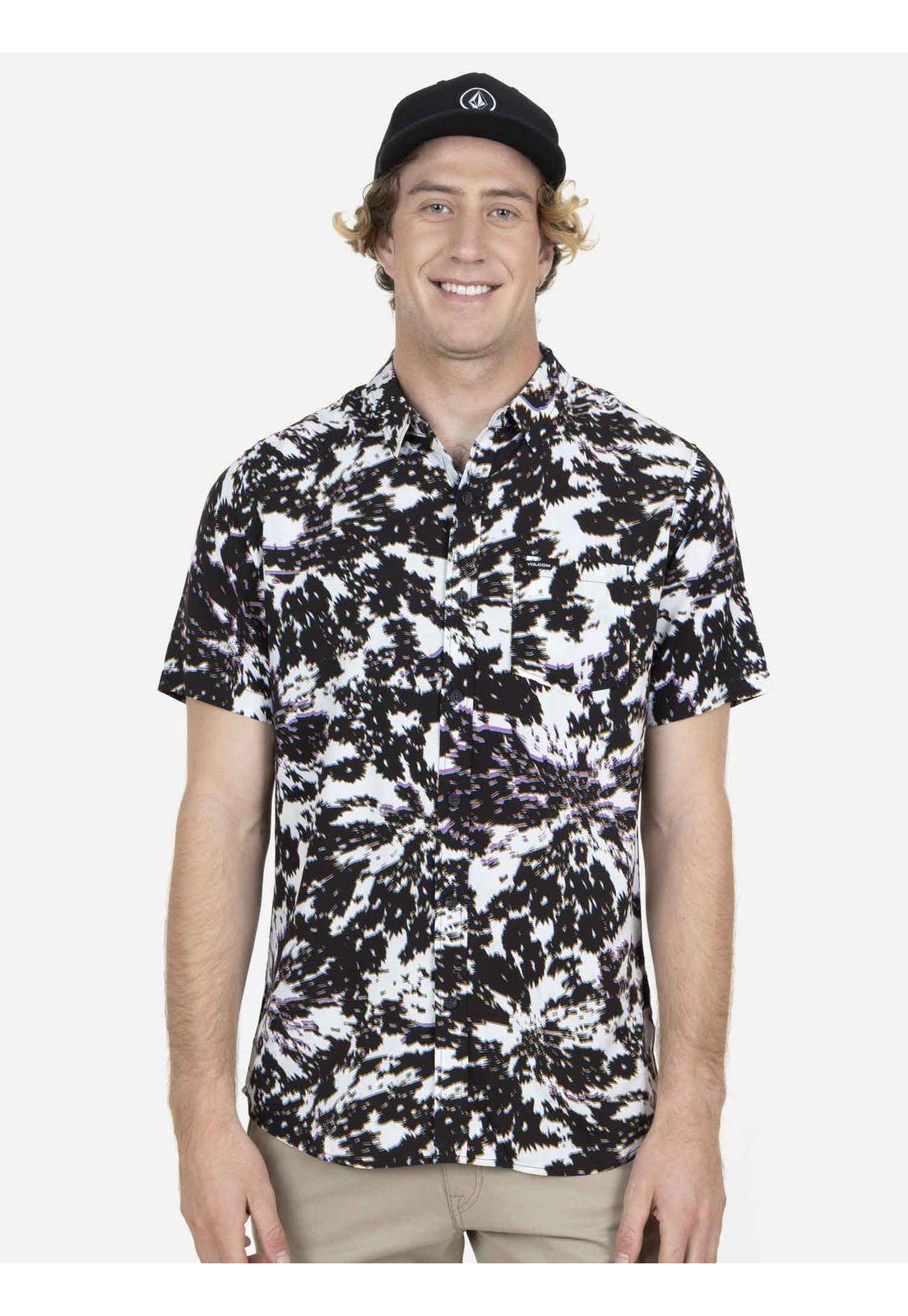 Camisa M/C Hombre 7C335-MV22 Negro Volcom-0