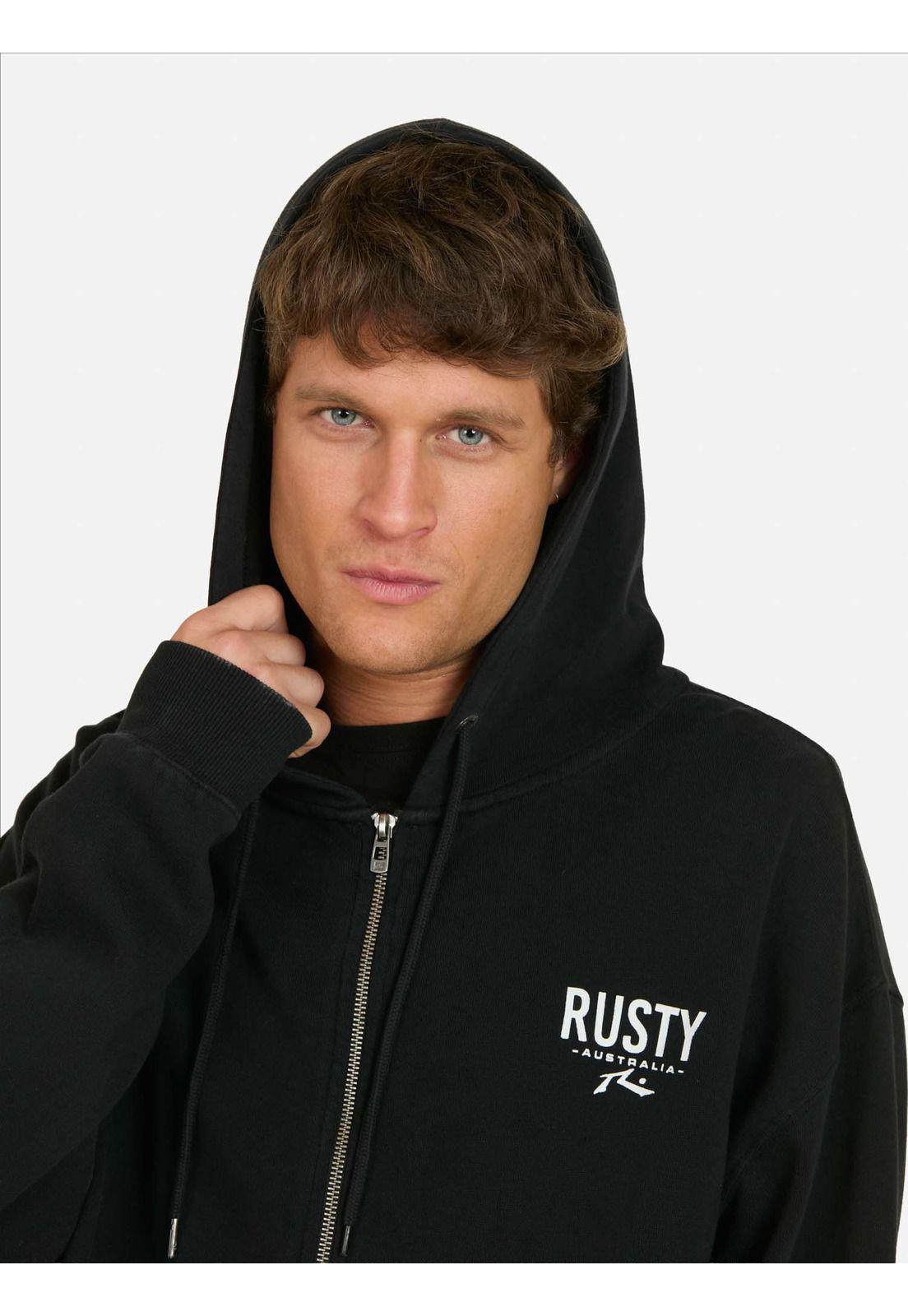 Poleron FZ Brisk Negro Hombre Rusty-2