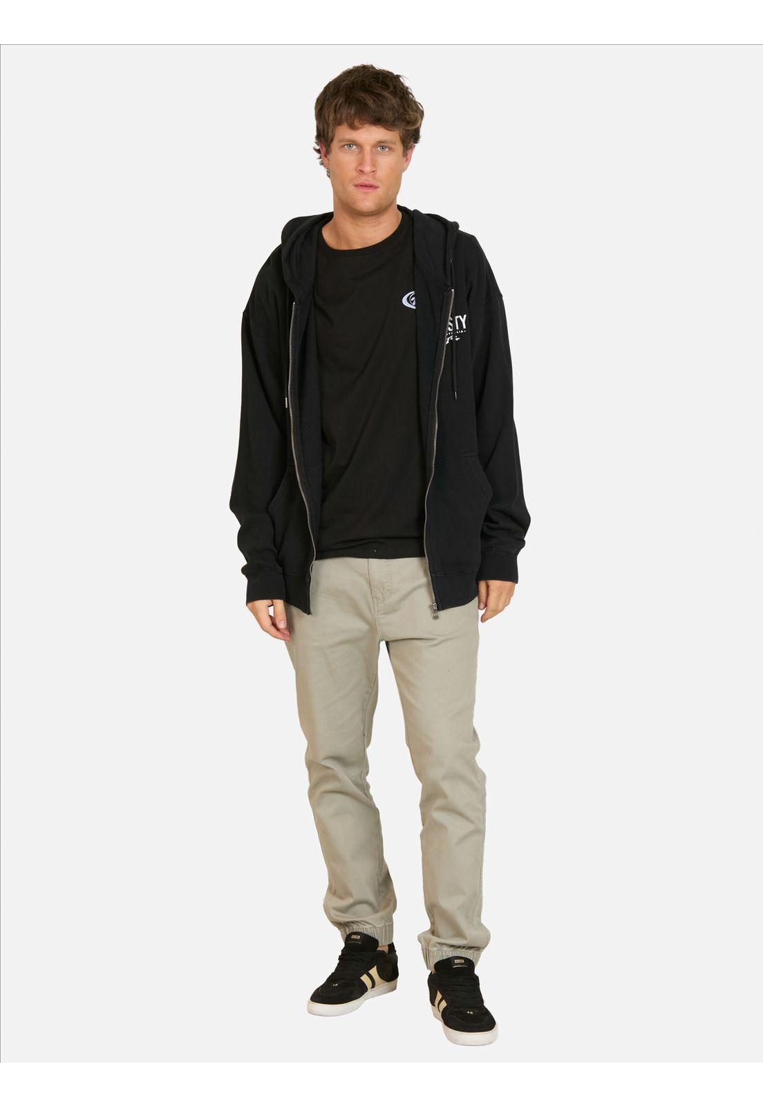 Poleron FZ Brisk Negro Hombre Rusty-3