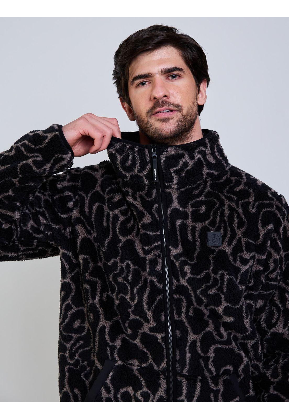 Poleron Chiporro Shore Dive Negro Hombre Volcom-3