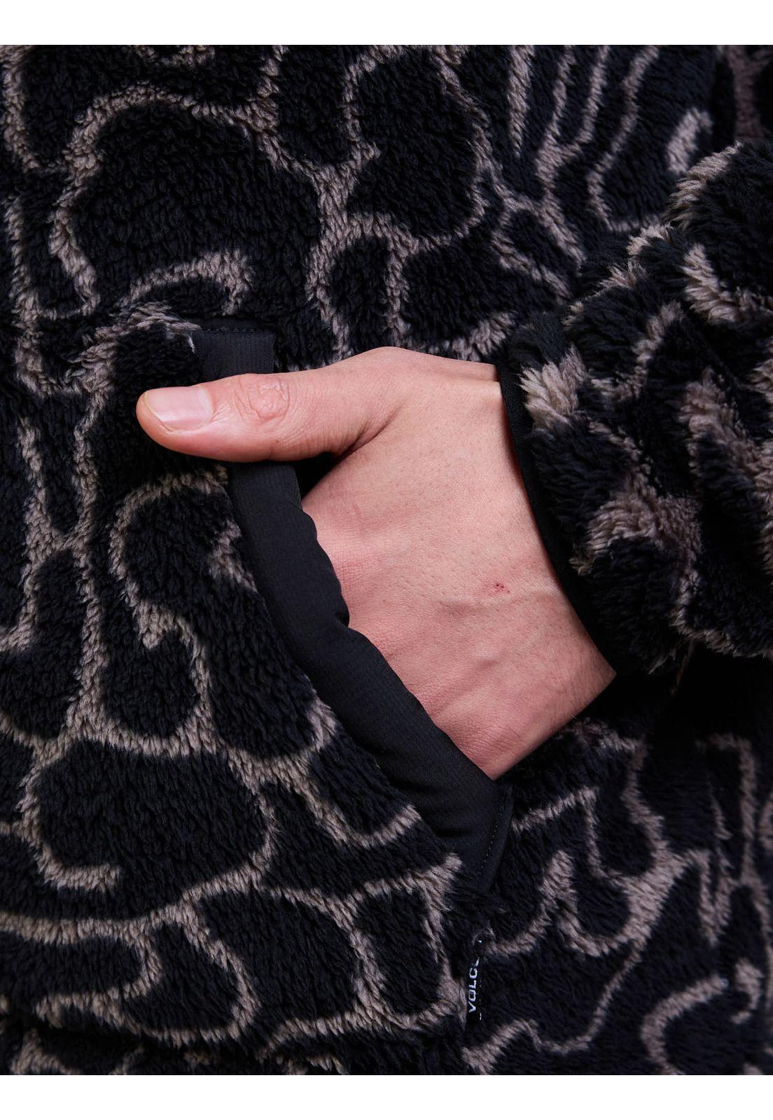 Poleron Chiporro Shore Dive Negro Hombre Volcom-4