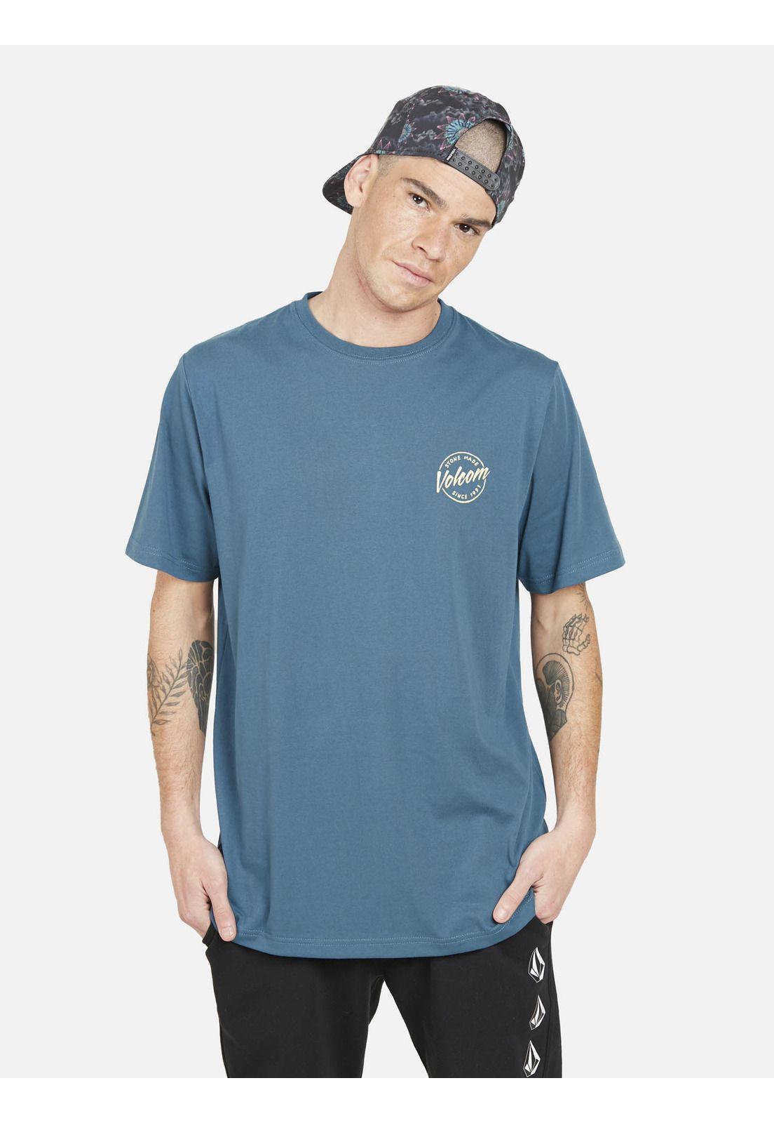 Polera TICK TICK TOE  SS TEE Hombre Verde Volcom-0