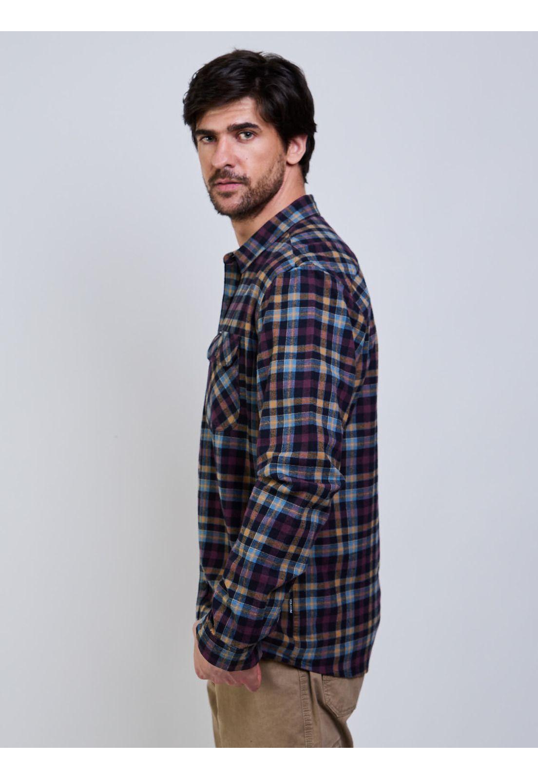 Camisa ML Rogue Mcolor Hombre Volcom-2