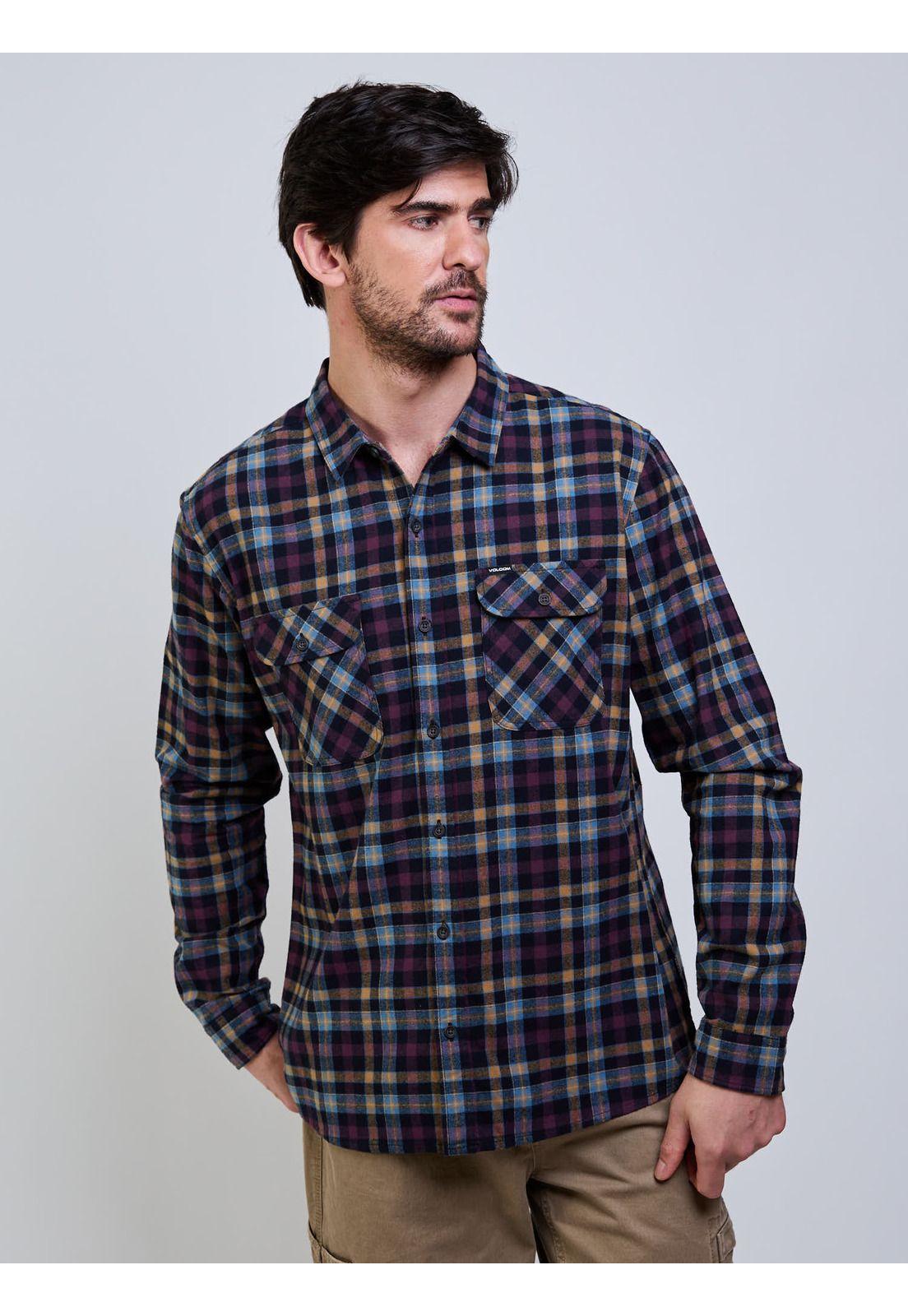 Camisa ML Rogue Mcolor Hombre Volcom-5