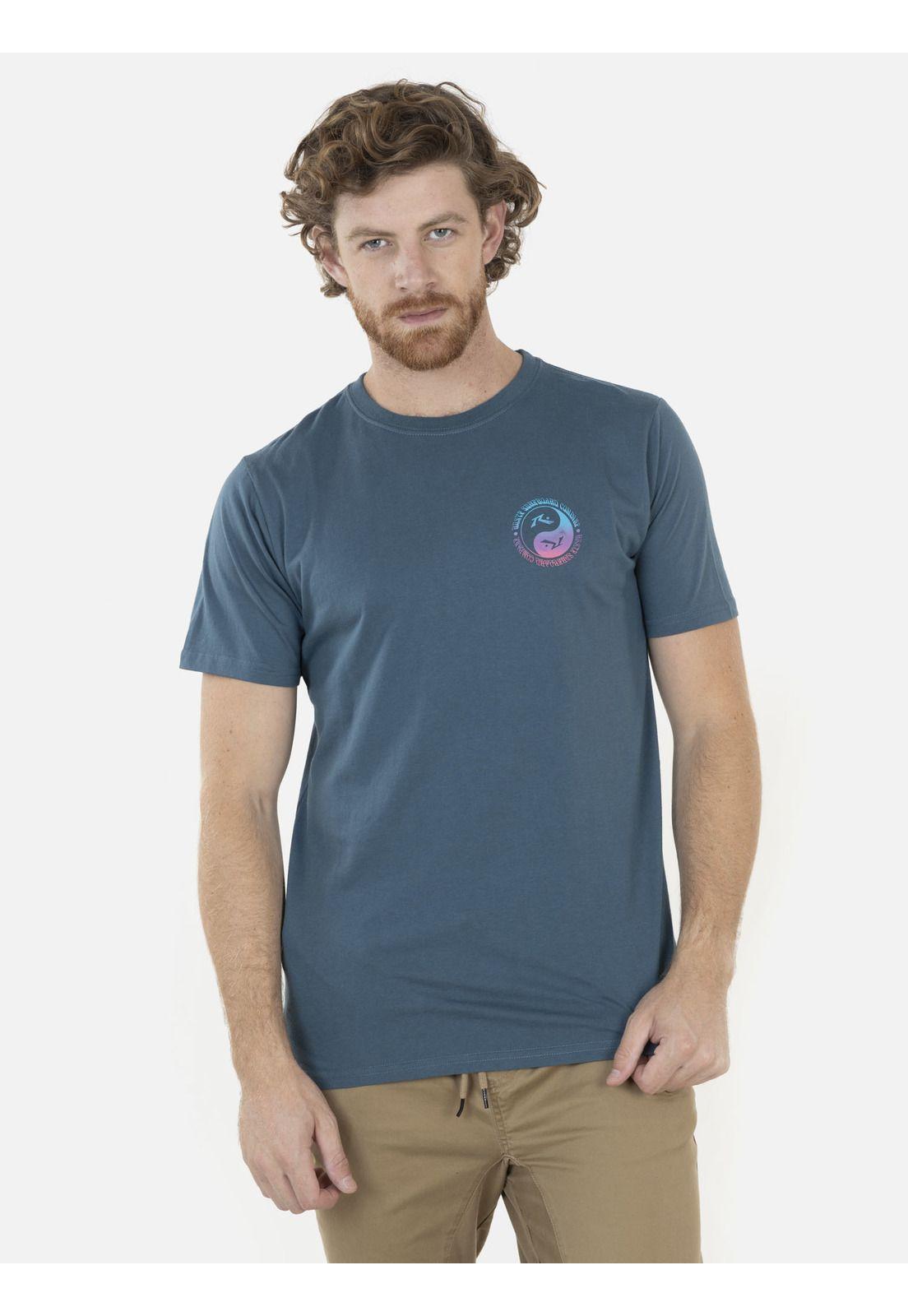 Polera Hombre 7P259 Azul Rusty-0