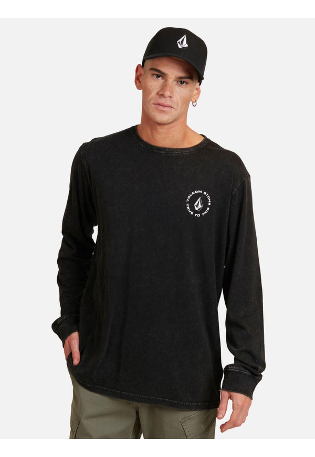 Polera Mangler Acid Negro Hombre Volcom-0