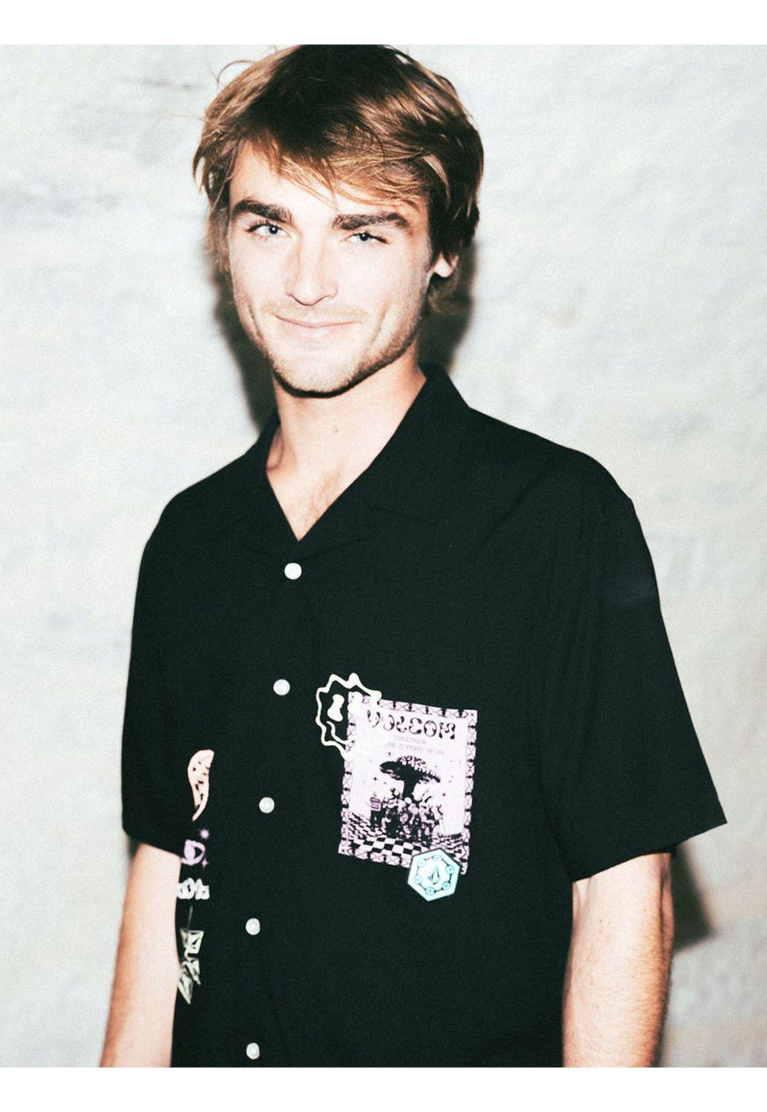 Camisa Rygalski Woven Negro Hombre Volcom-2