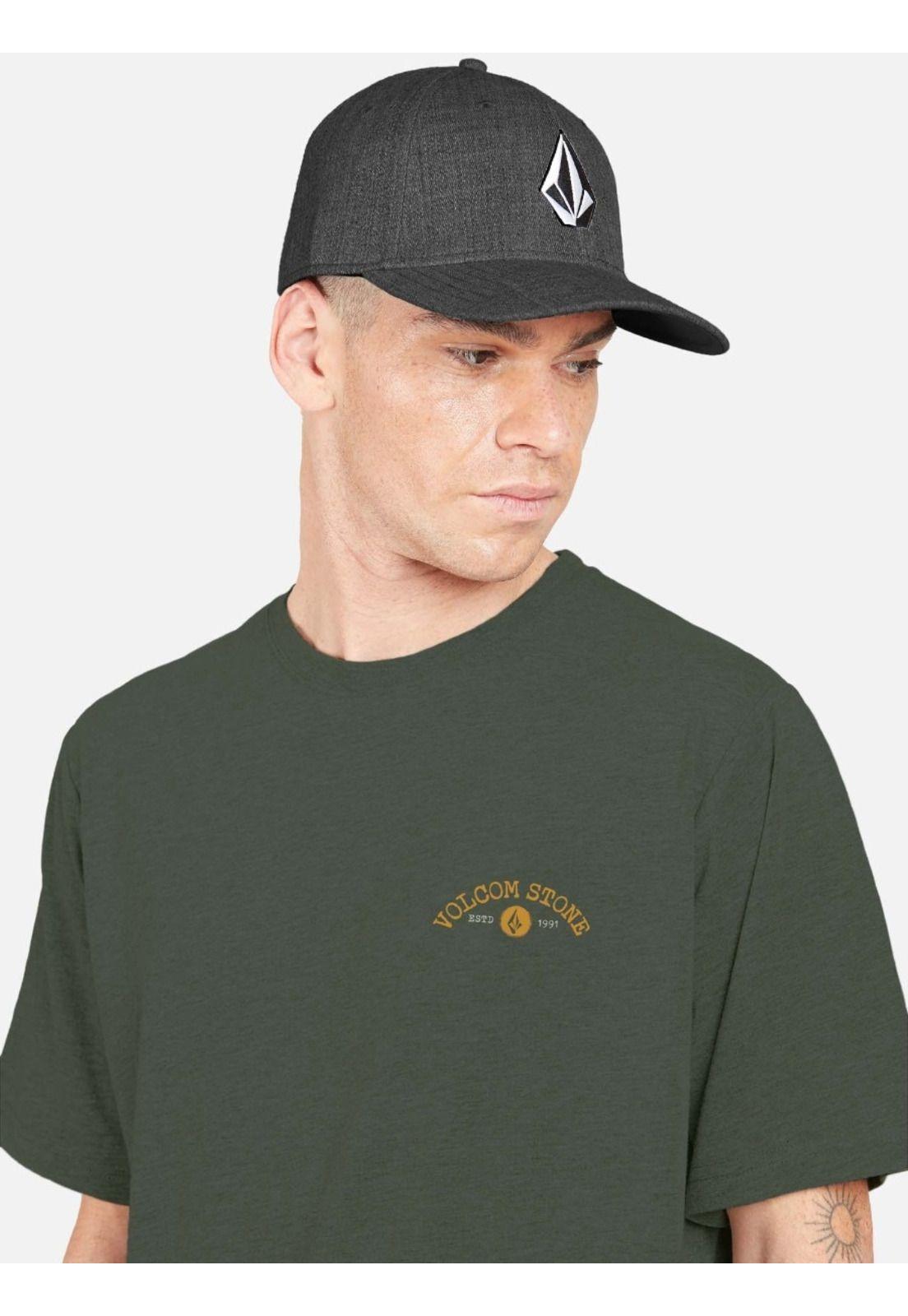 Polera DARCHER SS  TEE Hombre Verde Volcom-3