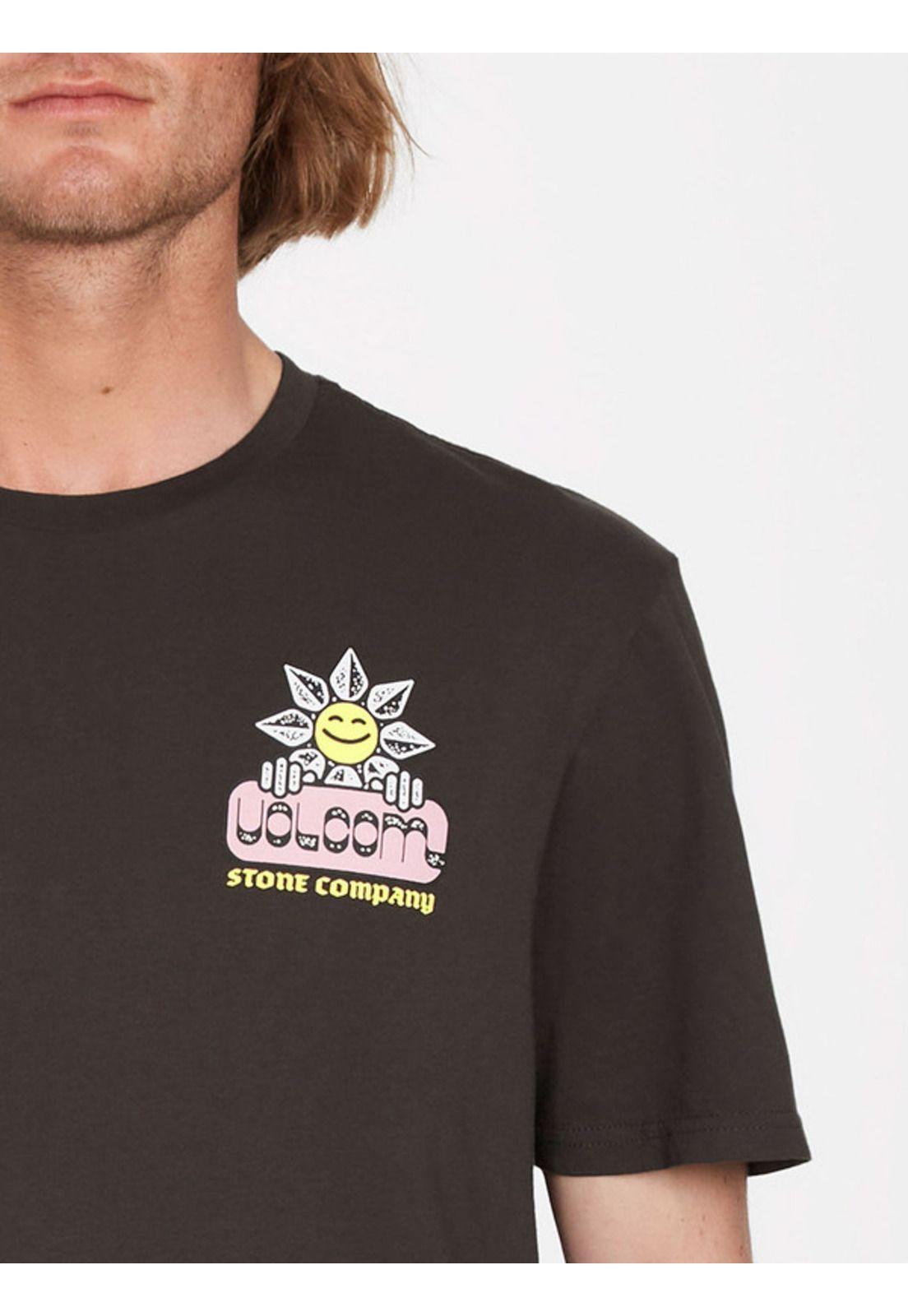Polera Gardener Negro Hombre Volcom-4