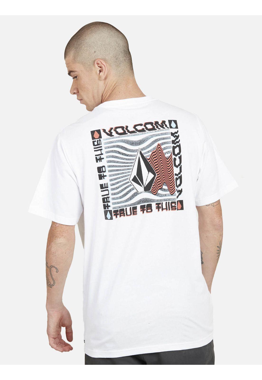 Polera HEATHER TEES Hombre Blanco Volcom-3