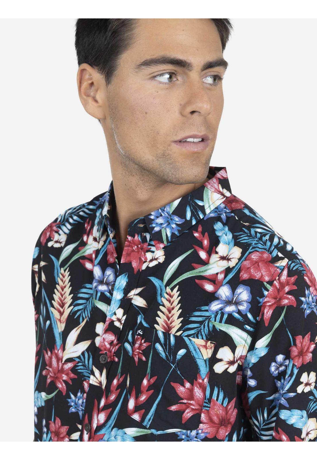 Camisa Hombre 7C367-MV22 Negro Rusty-2