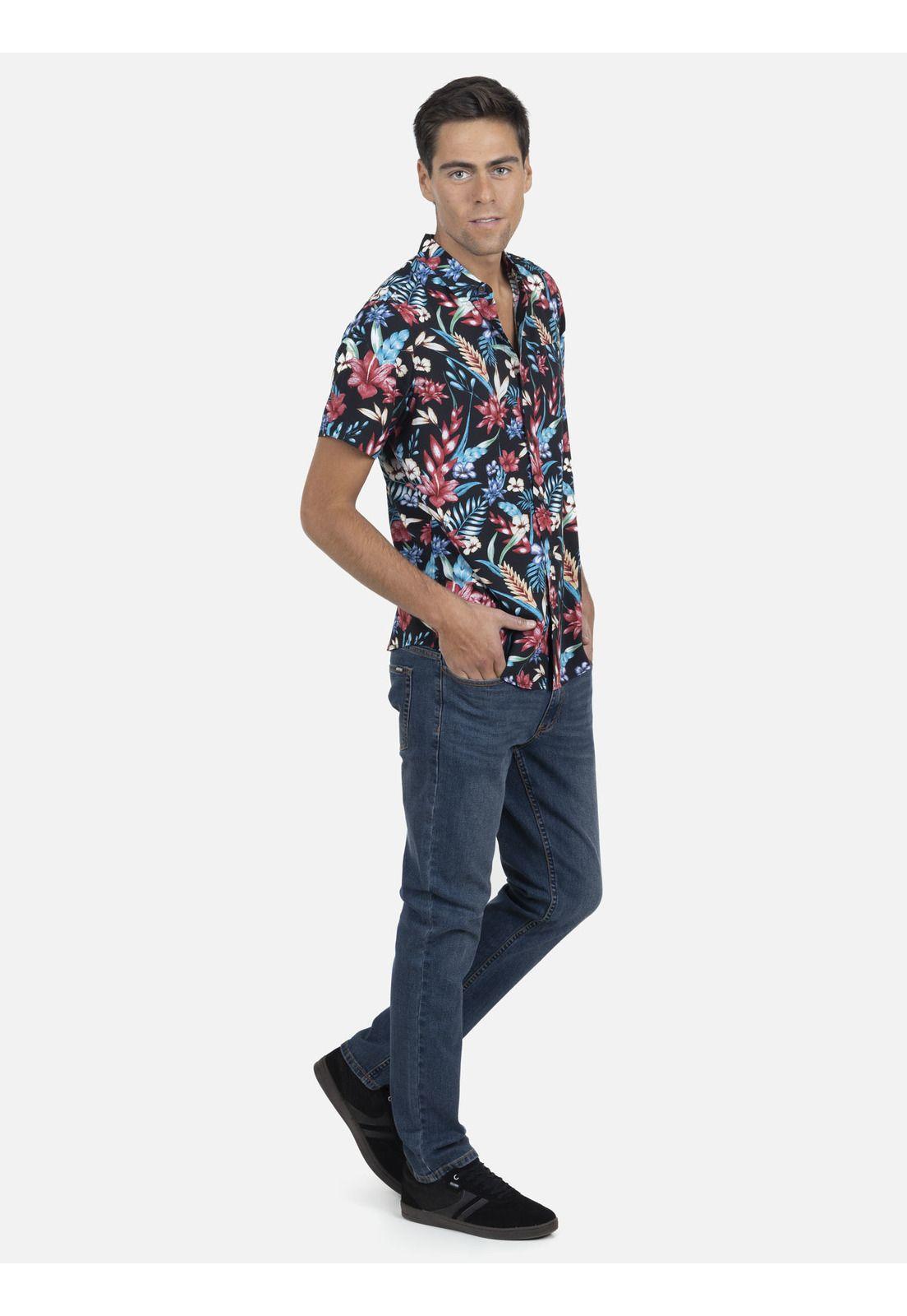 Camisa Hombre 7C367-MV22 Negro Rusty-3