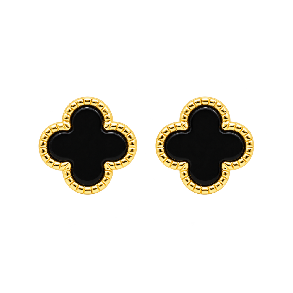 Aros Tr bol nix 8 mm Ba o de Oro 18K-1