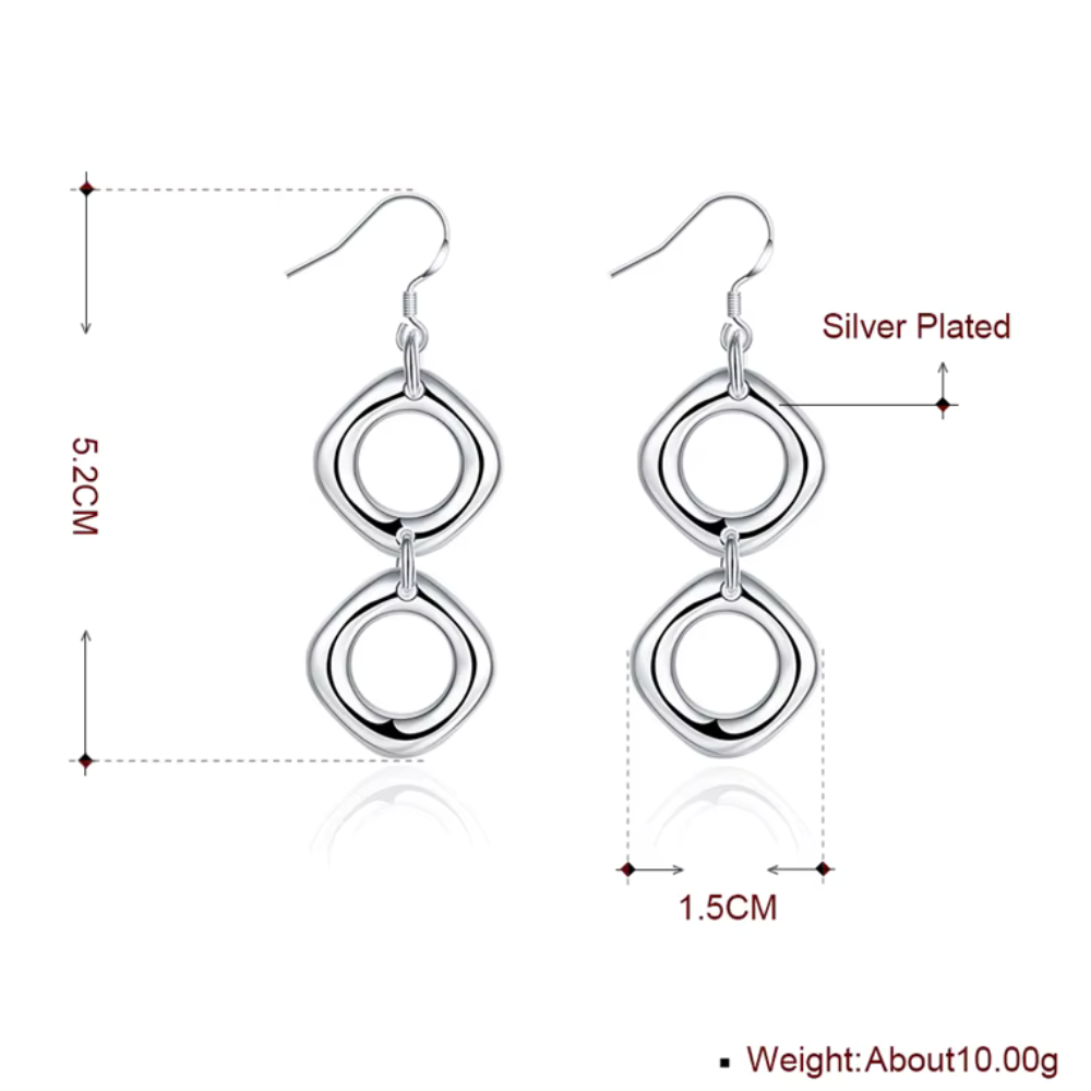 Conjunto Collar y Aros Geom tricos-3