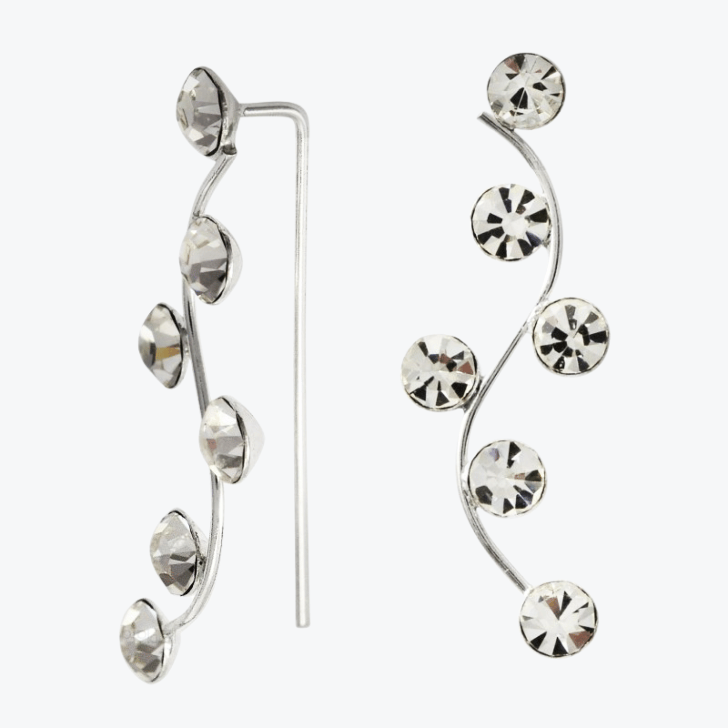 Aros Trepador Plata Con Circones-1