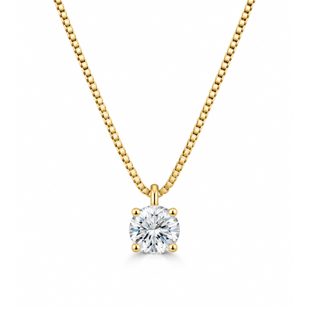 Collar Veneciano Circ n 5 mm Ba o de Oro 18K 45 cm-0