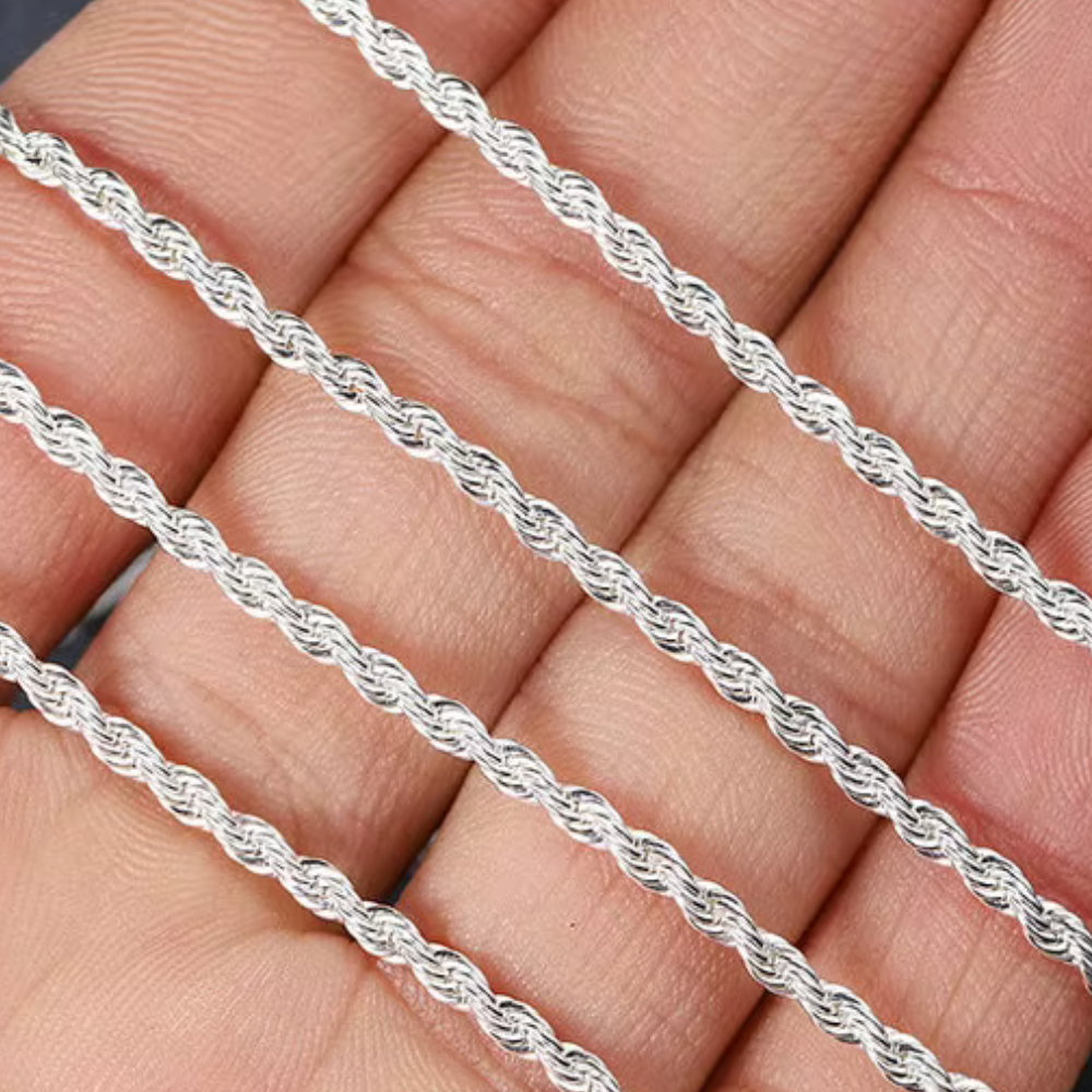 Cadena Tourbillon 3 mm 50 cm-4