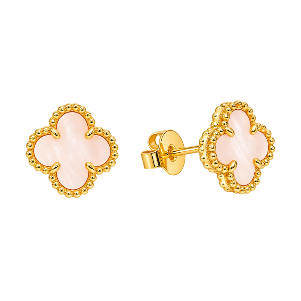 Aros Tr bol N car Ba o de Oro 18K-1