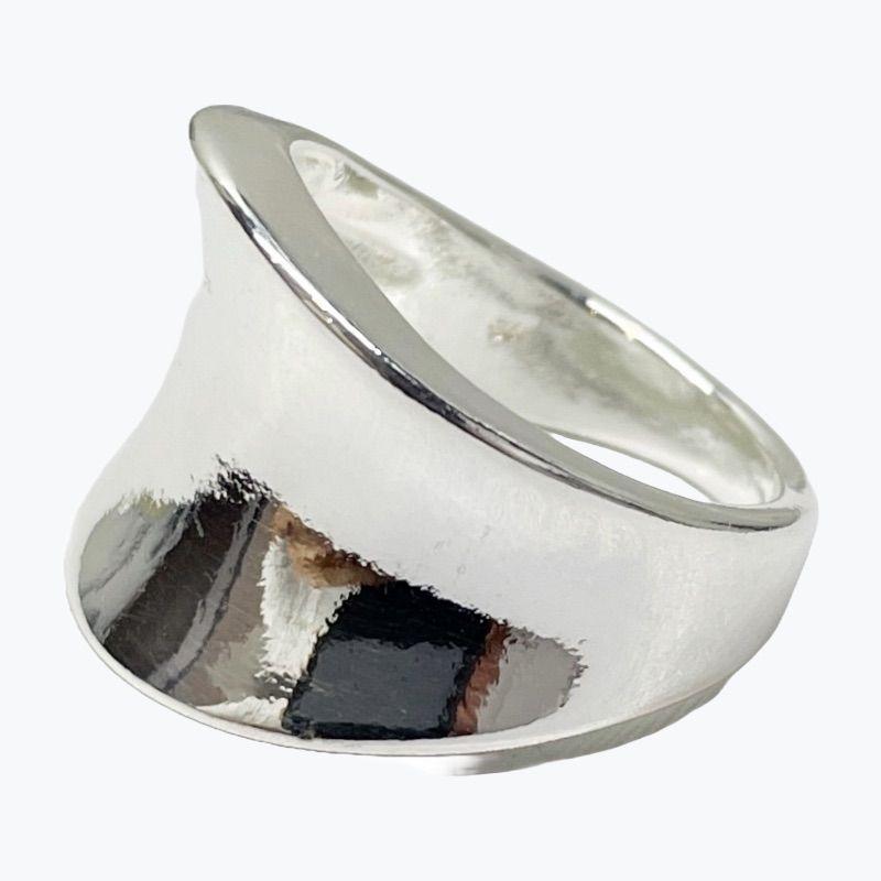 Anillo De Plata Clásico Concabo-1