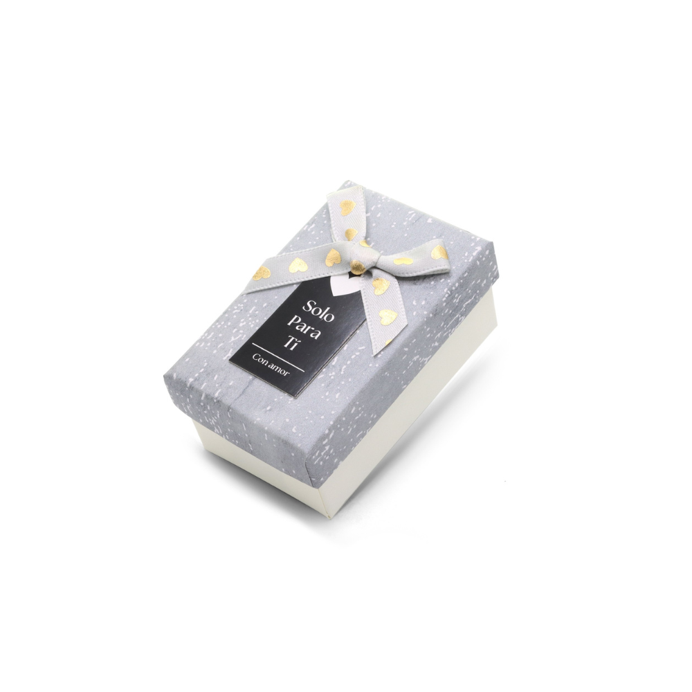 Argollas Con Dije de Flor Satinada-4