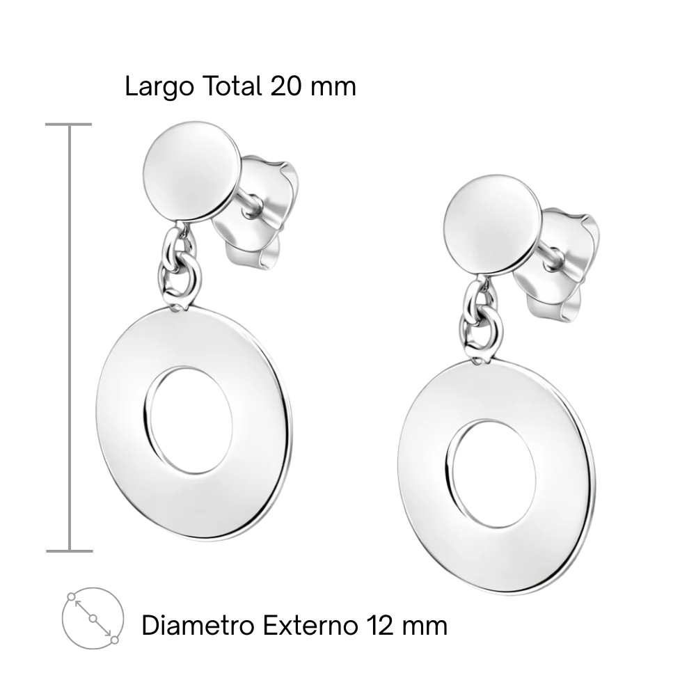 Aros Colgantes Doble C rculo-2