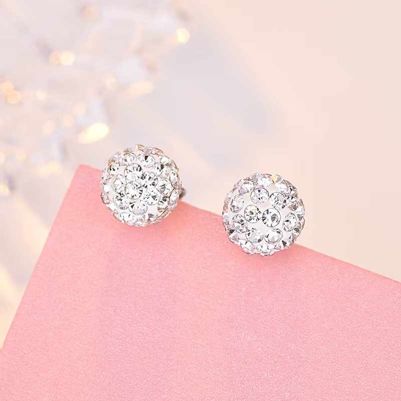 Aros De Plata Con Micro Circones Incrustados-3