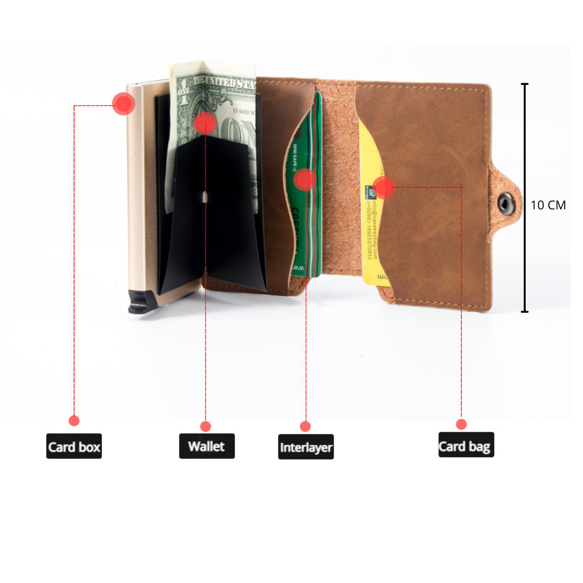 Billetera Premium Cuero Pu Rfid-3