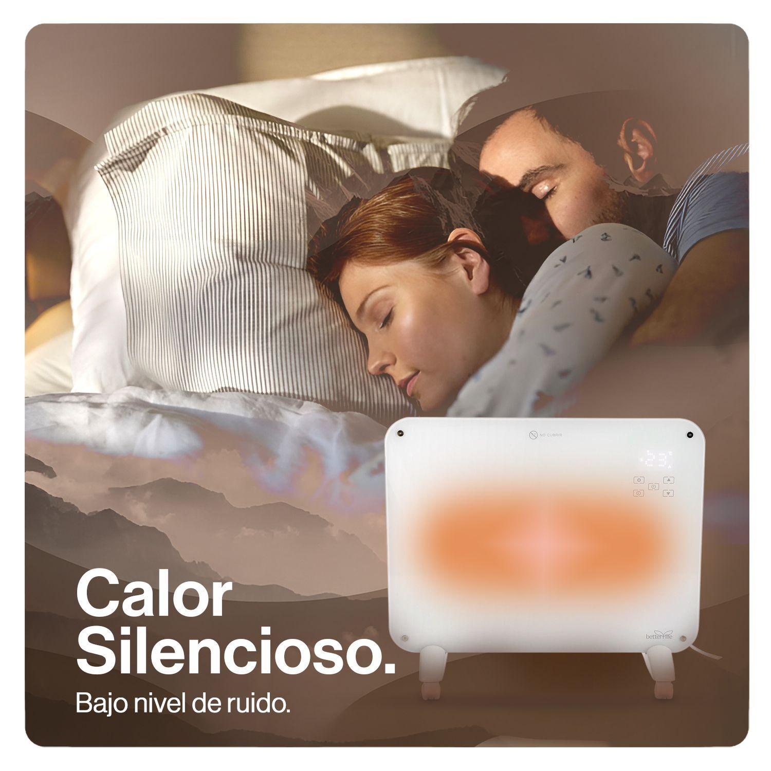 Calefactor Eléctrico Mural De Cristal (2 Unidades) 1000 W Wi-Fi-6