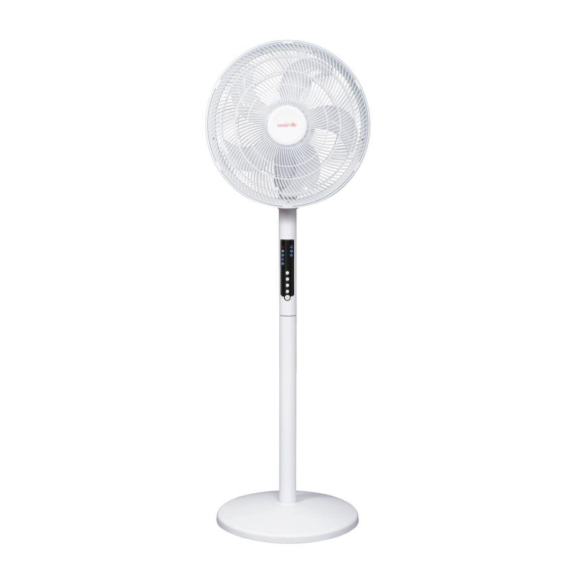 Ventilador de Pedestal y Sobremesa con Luz LED 3 en 1-0