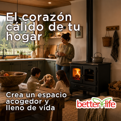 Cocina a leña Betterlife BLWCK9-2