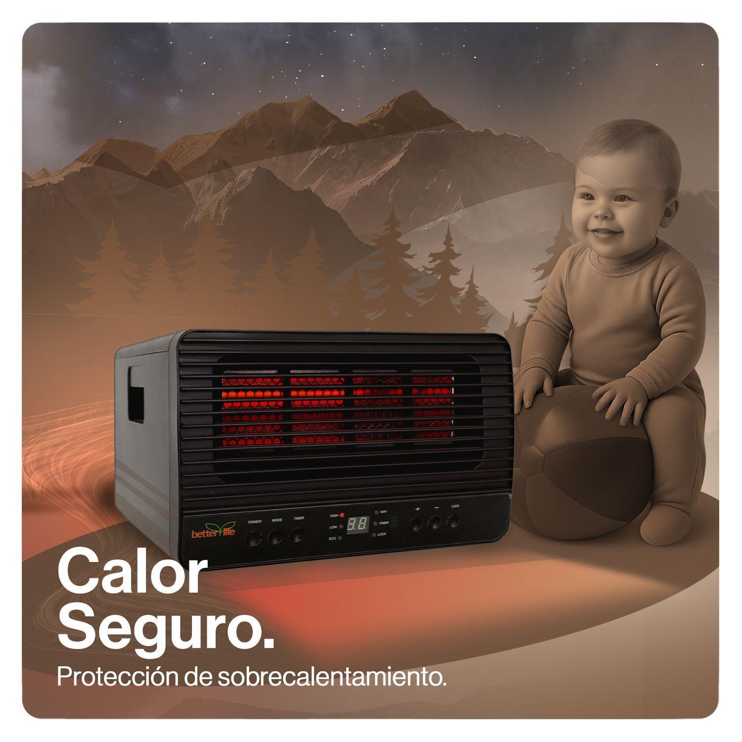 Estufa Eléctrica Infrarroja 45 m2 WiFi -2