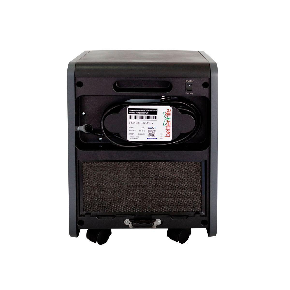 Estufa Eléctrica Infrarroja UV 100 m2 WiFi-3