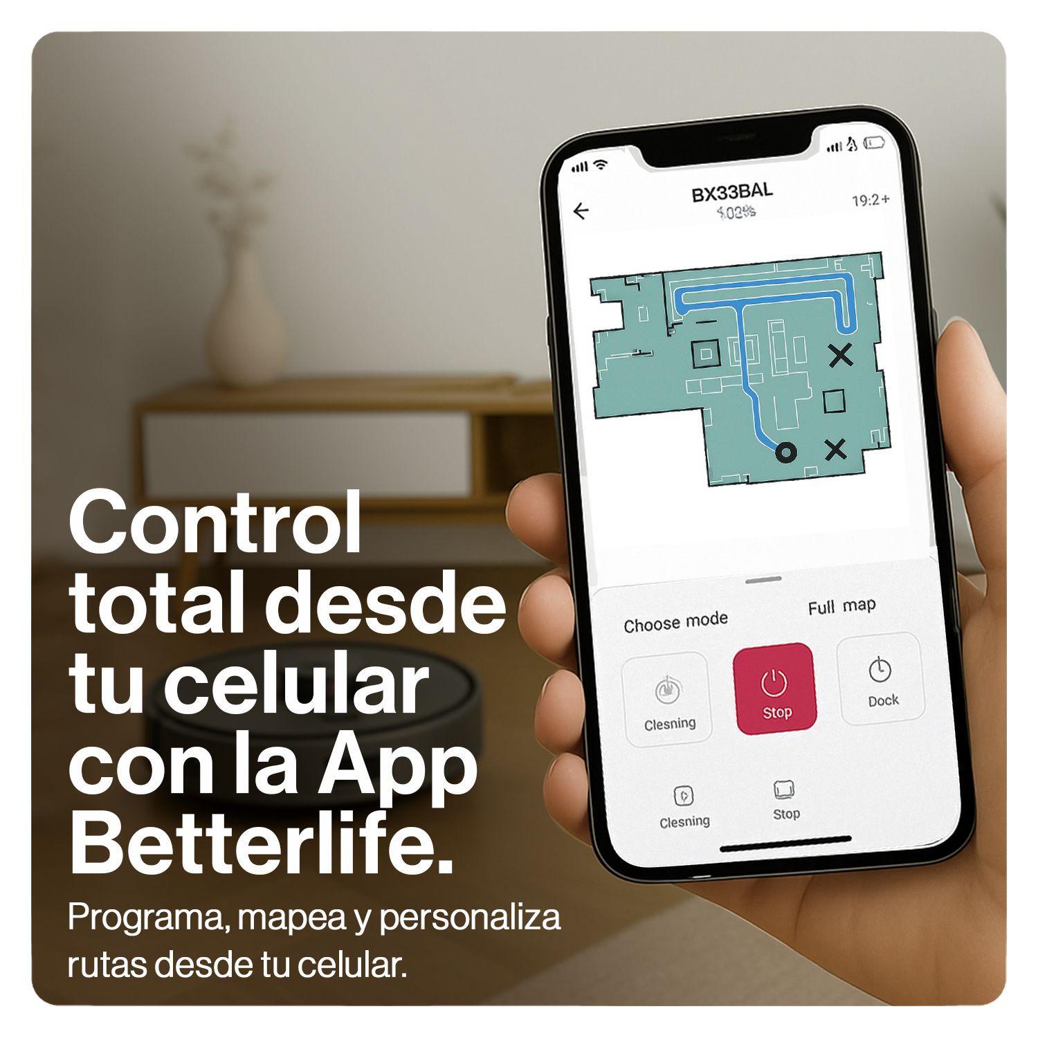 Robot Laser Aspiradora y Mopa SmartHome BLLD5200CVRW-4