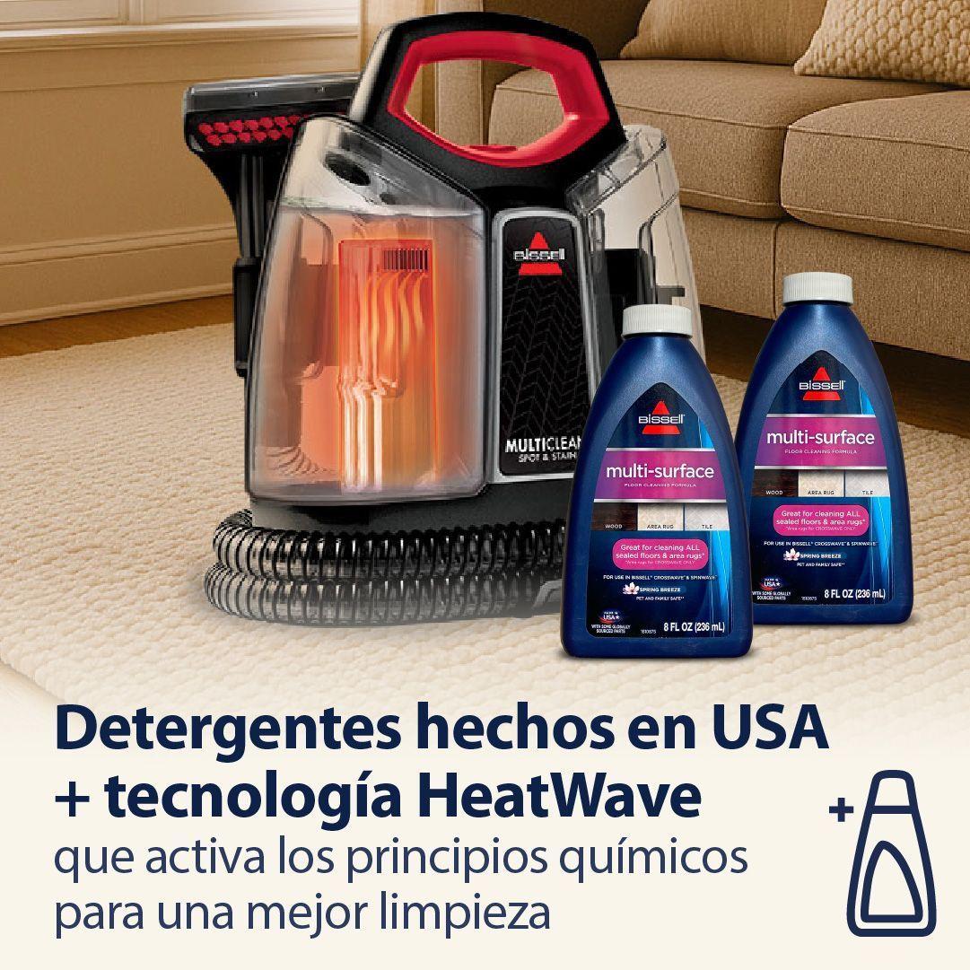 Lavadora de Tapiz MultiClean SpotClean BISSELL 4720M + 3 Detergentes-4