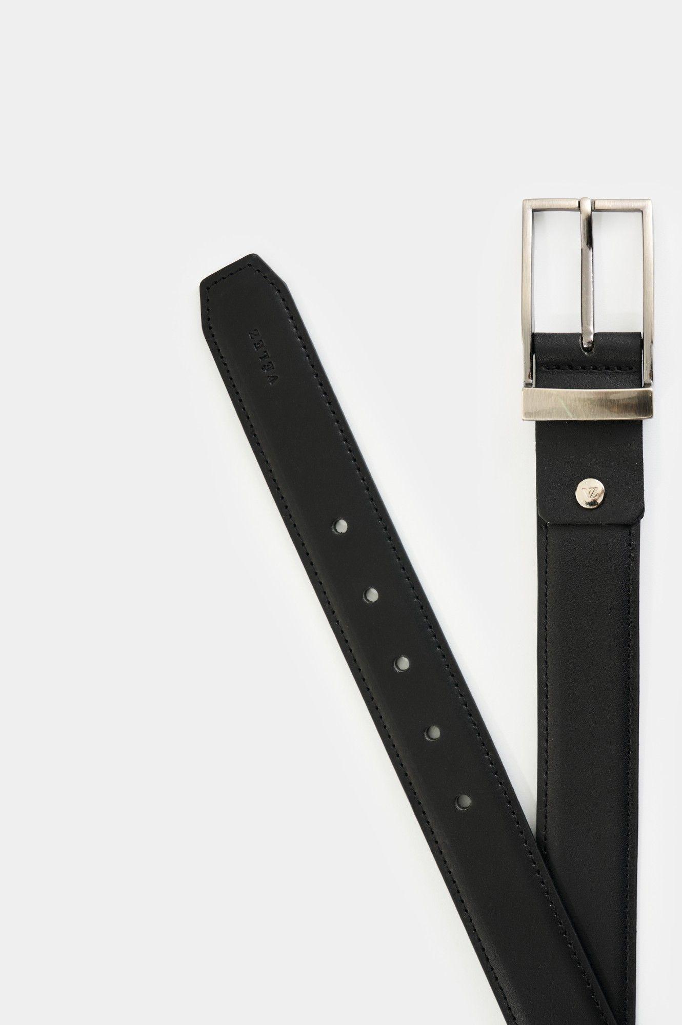 Vélez Cinturón Unifaz Cuero Hombre Sand Negro-2