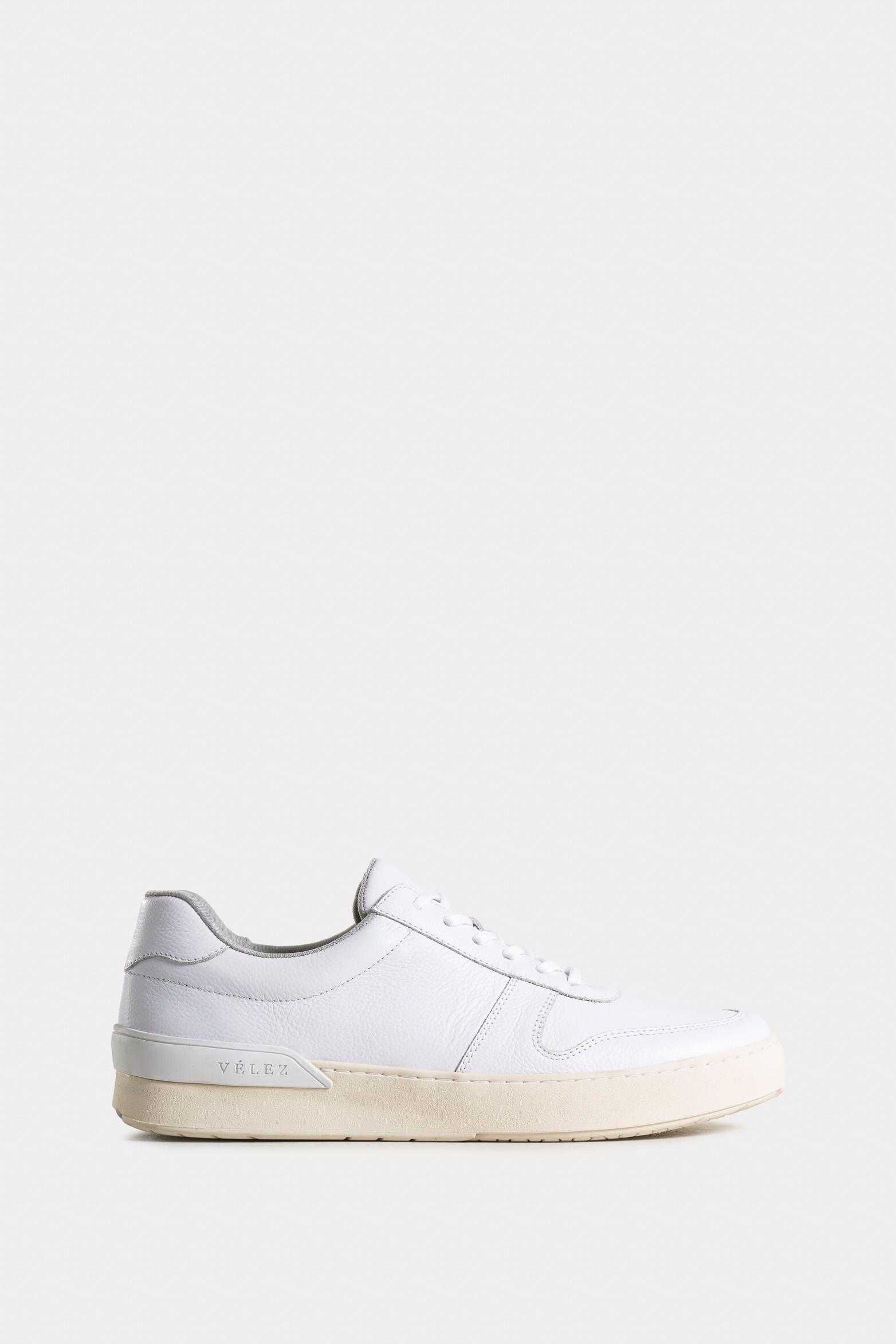 Tenis whited 2 de cuero para hombre cordón encerado blanco-0