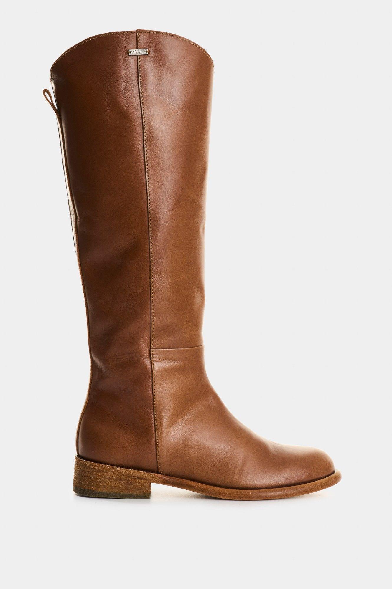 Vélez Botas De Cuero Para Mujer Kalahari Miel-0