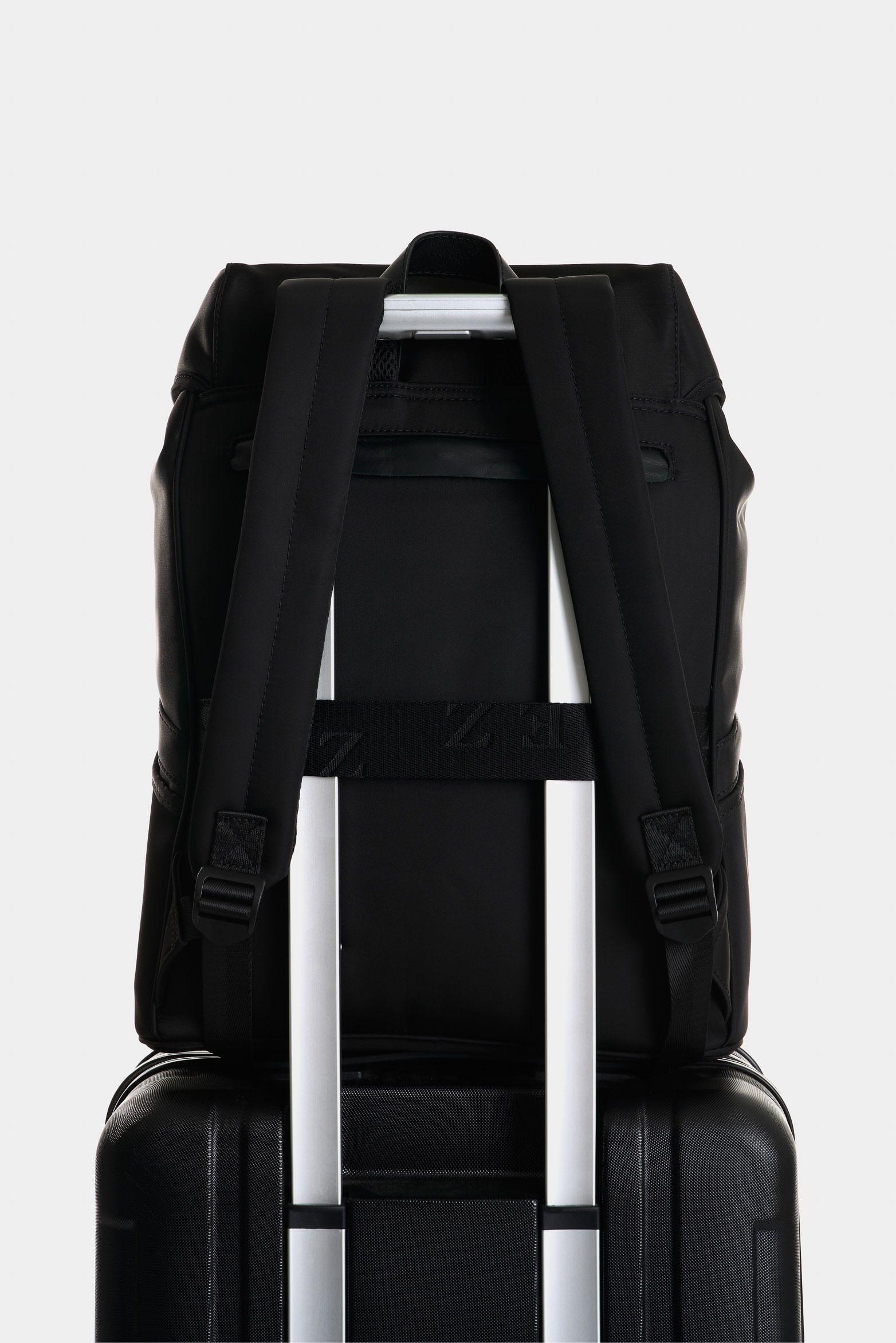 Vélez Tula Morral En Lona Y Cuero  Hombre Tessa Negro-2